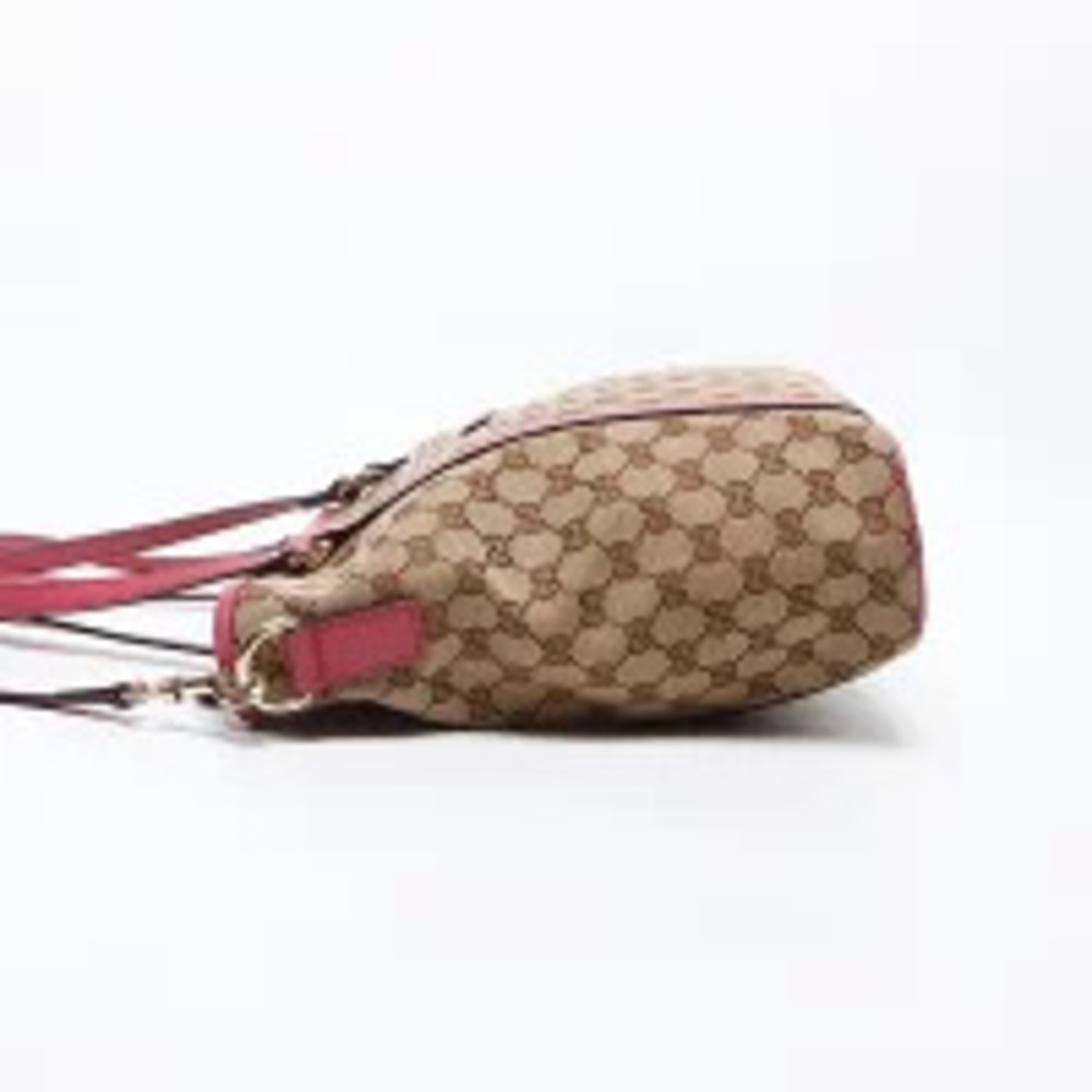 Gucci GG Canvas Tote Shoulder Bag Beige Brown - Picture 4 of 13